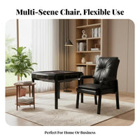 Mahjong Parlor Chair Ergonomic Design Gaming Armchair Sturdy Duty Frame Easy to Clean for Adults, Conference Room