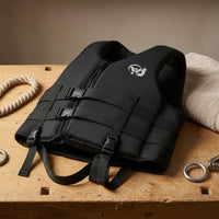 Neoprene Vest Front Zipper Adult Life Vest Fitted for Swimming, Boating