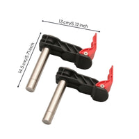 2 Pieces Clamp with Quick Lever Compact Hold down Clamp Strong for Woodworkers