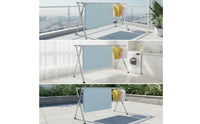 Extendable Clothes Drying Rack Space-Saving Drying Rack with Telescoping Rod Collapsible Long-Lasting for Bedroom