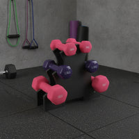 Three-Tier Dumbbell Rack Space-Saving Dumbbell Rack Stand Low-Profile for Workout Room