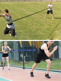 Track and Field Training Resistance Band with Rope for Youth Fitness