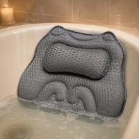 Bathtub Pillow Breathable Bathtub Headrest Contoured