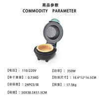 Waffle Bowl Maker Breakfast Machine 350W 2-3 People