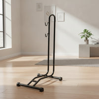 Heavy Duty Bike Floor Stand Utility Bike Floor Rack Solid Bike Parking Stand Space-Saving for Cyclists