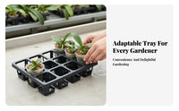 12compartment Pot Holder Reusable multi-compartment Pot Tray Organizing for Indoor, Gardeners