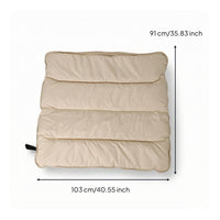 Chair Cushion with Straps Padded Folding Chair Cushion Removable for Camping