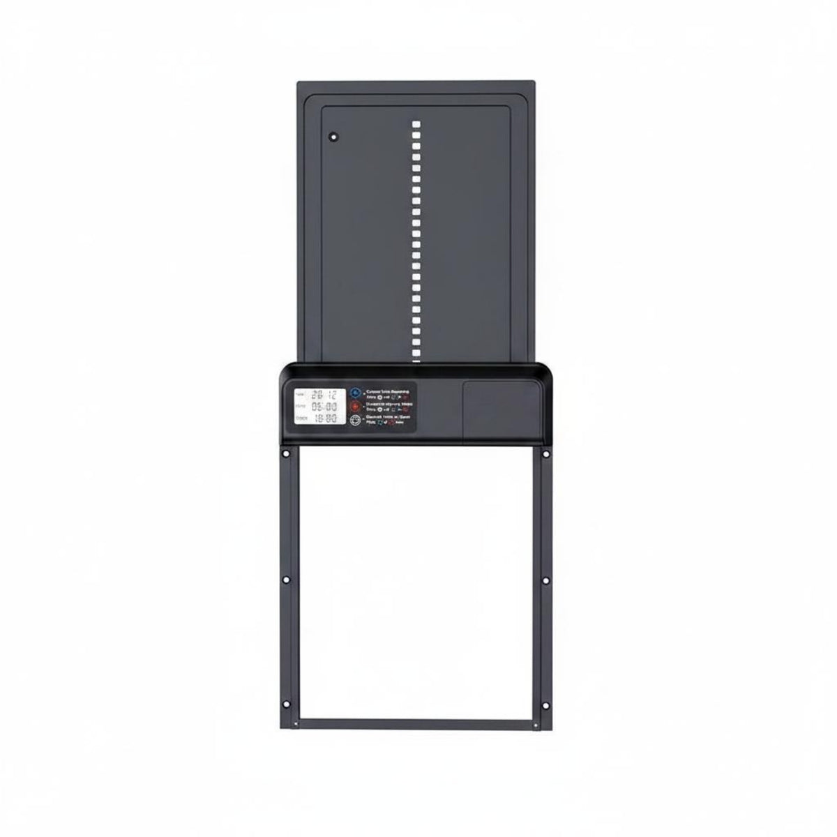 Automatic Chicken Coop Door Manual Mode Powered Chicken Door Digital Screen Display Fowl Gate for Backyard