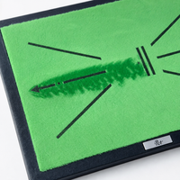 Golf Practice Mat For Practice 45x34cm Rubber Made Home Indoor Outdoor Compatible Training Tool