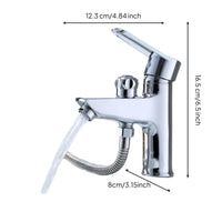 Brass faucet with dual temp control