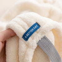Hair Towel Wrap Turban for Women with Super Absorbent Coral Fleece, Head for After Shower Bathroom Use, Lightweight Quick Drying Design