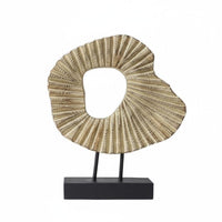 Interwoven Rings Decorative Piece Wabi-Sabi Design Ring-Shaped Figurine Modern Design Visually Striking-Catching Centerpiece
