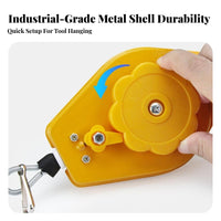 Electric Screwdriver Tool Support Strong Load Capacity Coil Tool Support Retractable Tool Hanger Increases Work