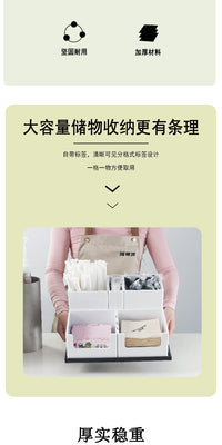 啡象牌奈雪六件套奶茶收纳盒亚克力一次性奶茶吸管收纳咖啡收纳