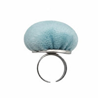 Embroidery Ring Holder Needle Organizer Pincushion Velvet Adjustable Band Accessory for Daily Sewing Suitable for Home Crafting DIY Projects Hand Embroidery