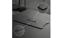 Perforated Table Panel Lightweight Table Panel with Support Rods Modular for Camping
