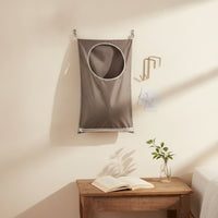 Wall Hanging Storage Bag Easy to Use Hanging Storage Bag with Hooks Clear