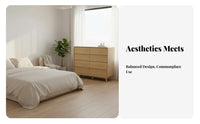 9-Drawer Wide chest of drawers Nordic aesthetic 9-Drawer low-height chest chest of drawers Minimalist Aesthetic Chest of Drawers for Families, Renters, Bedroom, Living Room, Entryway