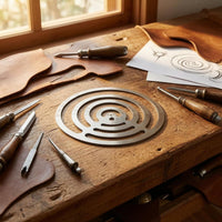 Round Leather Ruler Compact Craft Tool Long-Lasting for Handcraft Users