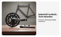Cycling Bike Crankset Lightweight Hollow Aluminum Crankset Bike Comp Single Nt High Rigidity Frosted Finish