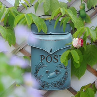 French Countryside Iron Wall Mailbox Decoration