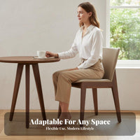 Upholstered Slopingsupport Chair Nordic Design Upholstered Side Chair Ergonomic Spinerest Stable Legs for Adults, Hotel