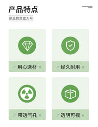高盖大号育苗箱透气型两件套育苗种植移栽多功能多肉播种育苗专用