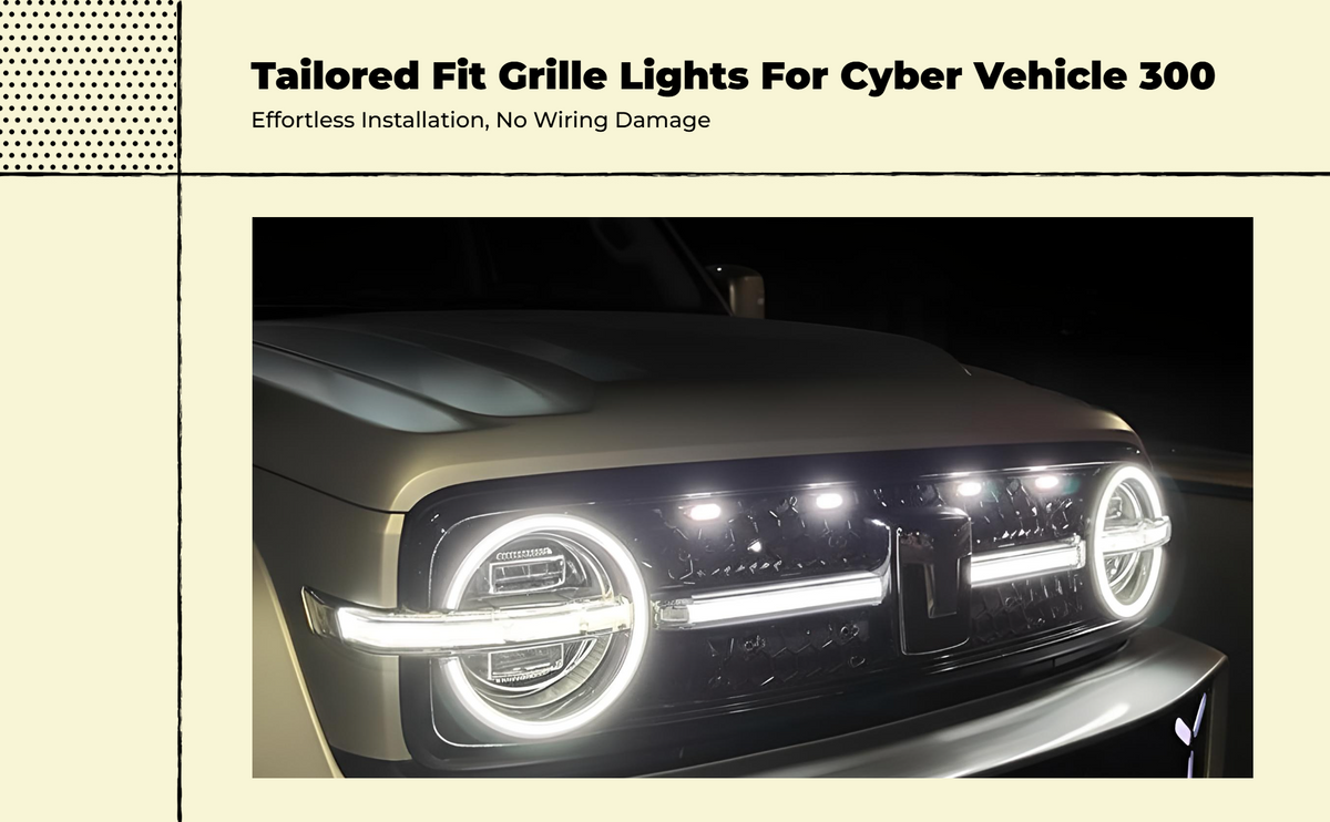 LED Top Light 300, Yellow DRL