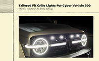 LED Top Light 300, Yellow DRL