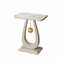 stone slab Top Console Shelf Minimalist Design Plant Stand unattachedstanding for Students