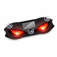 Window Warning Light LED Solar-Powered Vehicle Light for Glass Surfaces