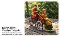 Clockwork Pedal Cycle Cyclist Ornament