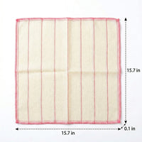 Ultra-Thick 12-Layer Dish Cloths, Absorbent Dishcloth for Kitchen Cleaning, 40cm x 40cm Dishcloths and Magic Wipe Cloth, White