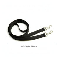 Woven Strapping Lead with Snap Hooks Flat Horse Lead Rope with Snap Hook Flexible Horse Training Rope Sturdy for Riders, Groundwork, Stables