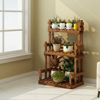 Multi-Tier plant Ladder Freestanding Plant Stand Space-Saving for Living Room