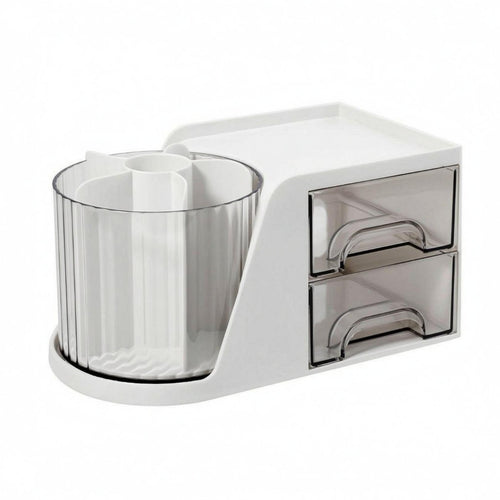 Acrylic Desk Organizer with Drawers Drawer Desk Organizer Easy to Clean