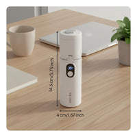 High Speed Drive Mechanism Foldable Mini Fan Lightweight 126g Handheld Cooling Fan Digital Display for Students, Commuters