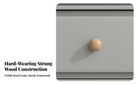 Storage Nightstand mid-centuryera Modern aesthetic Bedside Cabinet Leather-Like Surface