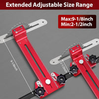 Aluminum Alloy Thin Plate Cutting Locator for Woodworking Workbench
