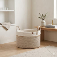 Extra Large Cotton Rope Woven Storage Basket