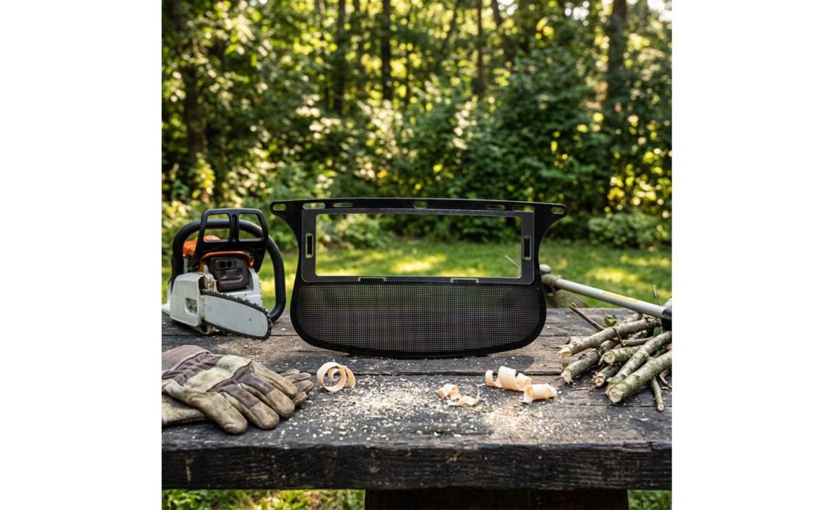 Face Visor Clear Panel Guarding Visor with Mounting Slots Transparent for Workers, Gardeners, Outdoor Work, Spraying, Gardening