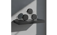 Acrylic Puck Stand with Cradle One-Piece Puck Display Stand Transparent Display Case with Cradle Modern for Shelf, Home Office