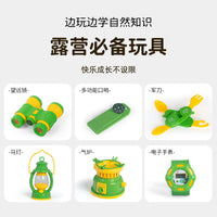 Kids Science Experiment Telescope and Insect Observation Box Toy Set for Outdoor Adventure Camping Picnic Pretend Play