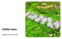Small Landscape Walkway DIY Miniature Stone Path Realistic Miniature Stepping Stone Road for Miniaturists, Hobbyists