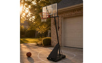 Adjustable Basketball Hoop Stand Clear Backboard Adjustable Basketball Hoop Stable Base