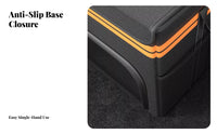 Foldable Storage Organizer Multi-Compartment Foldable Storage Box Large Capacity Portable with Handles for Families