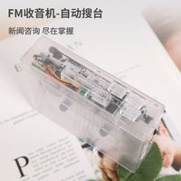 USMEI K66T Bluetooth Cassette Player Retro Transparent, HiFi, FM Radio