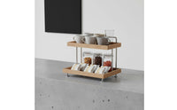 Desktop Storage Organizer Multi-Layer Tabletop Display Shelf Space Saving 2 Level Storage Stand for Kitchen Counter, Vanity
