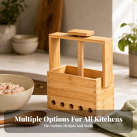 Includes Scraper Bamboo Meatball Maker Disassemblable Meatball Maker Mortise-and-Tenon Kitchen Tool Smooth Finish
