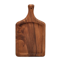 Food Grade Acacia Serving Board Sturdy Serving Board with Hanging Hole Flat Stable for Kitchen